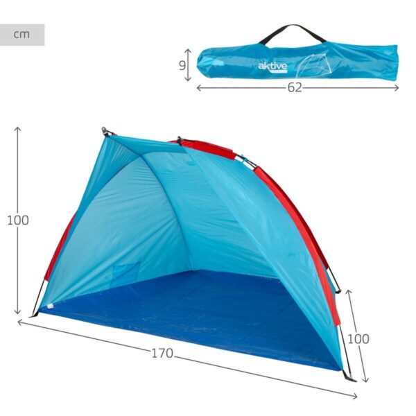 Strandzelt Aktive Polyester 170 x 100 x 100 cm – Bild 5