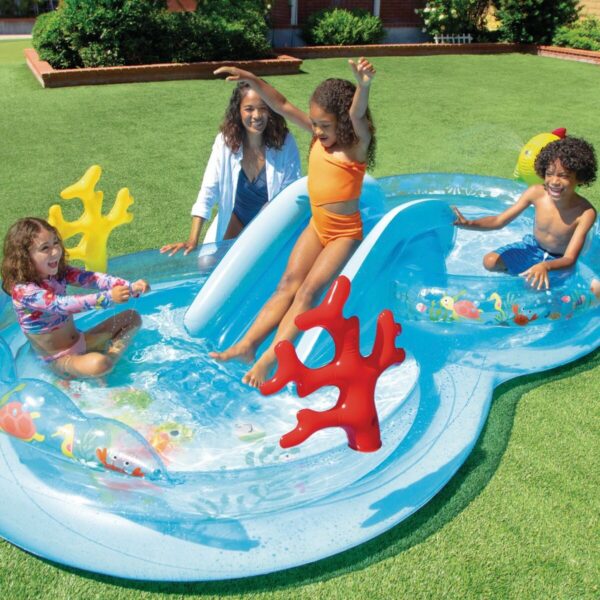 Wassersprinkler-Spielzeug Intex PVC 193 x 71 x 310 cm – Bild 3