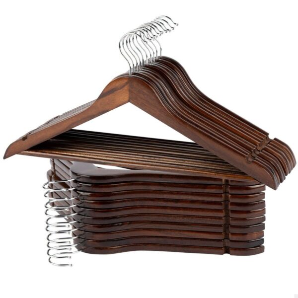 Aufhänger-Set Max Home Braun Holz Stahl 44,5 x 23 x 1 cm 20 Stücke (4 Stück) – Bild 2