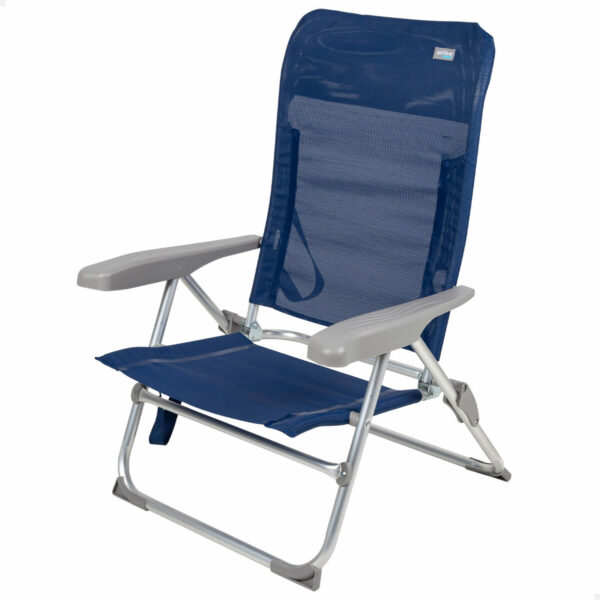 Strandstuhl Aktive Marineblau 47 x 89 x 56 cm (4 Stück) – Bild 2