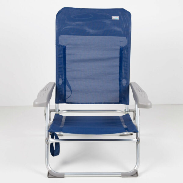 Strandstuhl Aktive Marineblau 47 x 89 x 56 cm (4 Stück) – Bild 6