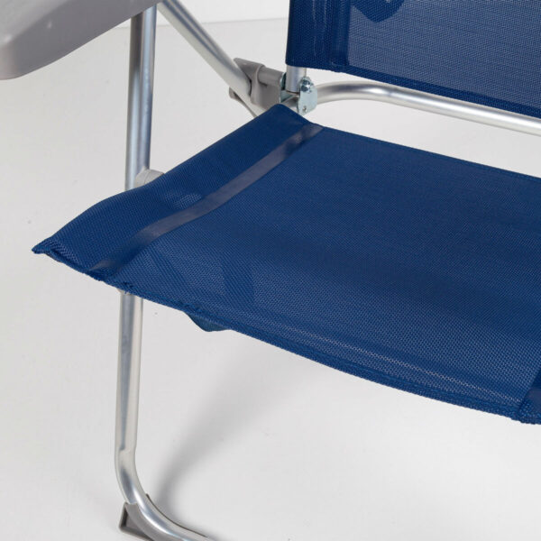 Strandstuhl Aktive Marineblau 47 x 89 x 56 cm (4 Stück) – Bild 7