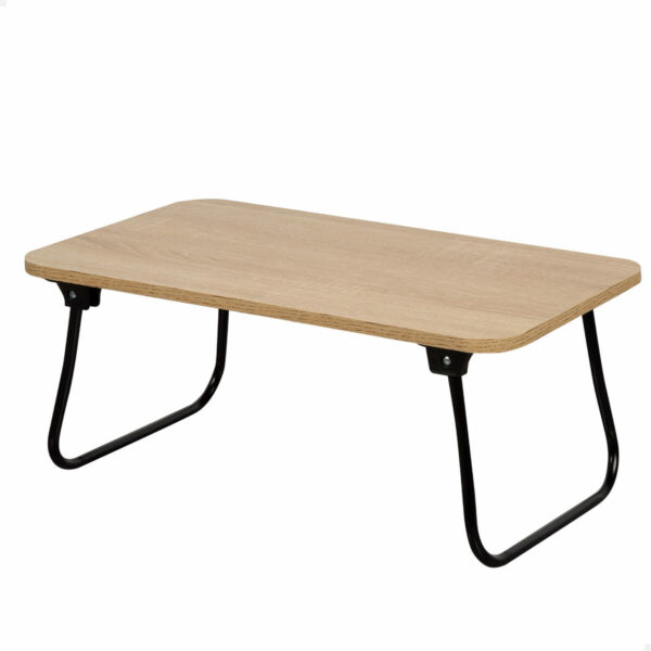 Klapptablett für das Bett Max Home Holz Stahl Melamine 53 x 22 x 30 cm 2 Stück – Bild 2