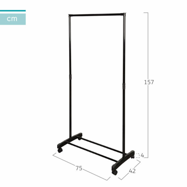 Garderobe Max Home Stahl Kunststoff 75 x 157 x 42 cm (4 Stück) – Bild 5