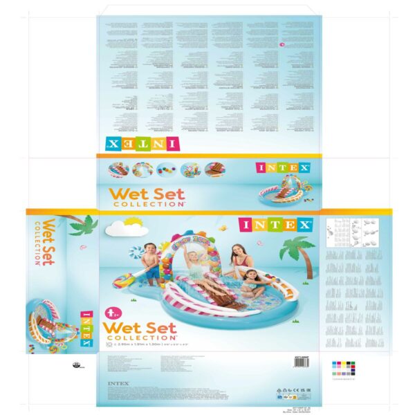 Aufblasbares Planschbecken für Kinder Intex 295 x 130 x 191 cm (2 Stück) – Bild 8