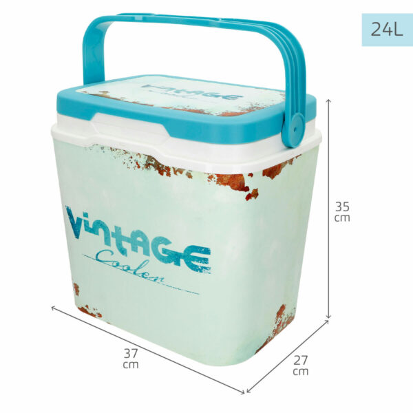 Robuste tragbare Kühlbox Aktive 24 L 37 x 35 x 27 cm Blau (2 Stück) – Bild 5