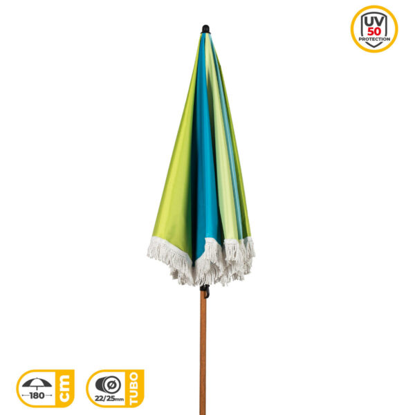 Sonnenschirm Aktive Bunt 180 x 187 x 180 cm (4 Stück) – Bild 4