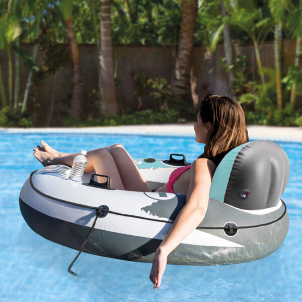 Aufblasbarer Schwimmring Intex Gelb Zitronengelb 135 x 55 x 135 cm (6 Stück) – Bild 3