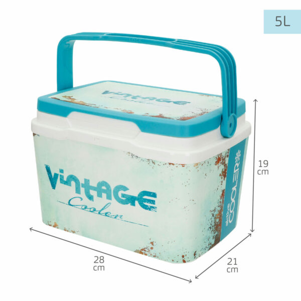 Robuste tragbare Kühlbox Aktive 5 L 28 x 19 x 21 cm Blau (6 Stück) – Bild 5
