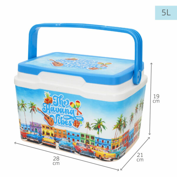 Robuste tragbare Kühlbox Aktive 5 L 28 x 19 x 21 cm Blau (6 Stück) – Bild 5