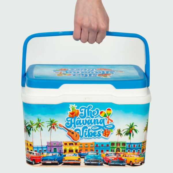Robuste tragbare Kühlbox Aktive 5 L 28 x 19 x 21 cm Blau (6 Stück) – Bild 6