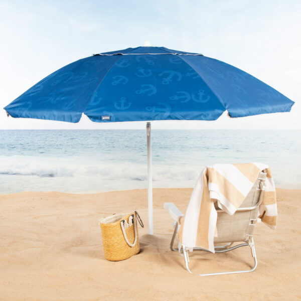 Sonnenschirm Aktive Blau 220 x 210 x 220 cm (6 Stück) – Bild 3