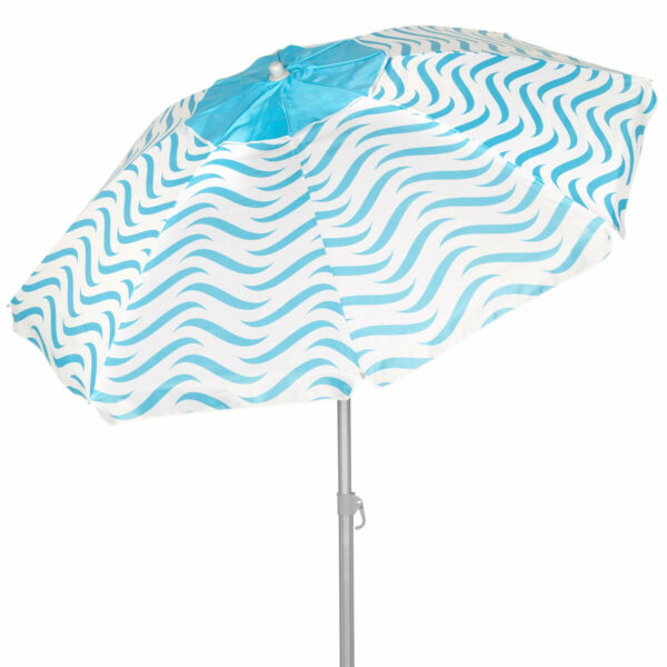 Sonnenschirm Aktive Blau Ø 220 cm 220 x 200 x 220 cm (6 Stück) – Bild 2
