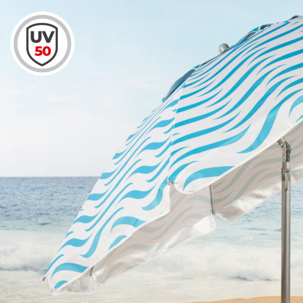 Sonnenschirm Aktive Blau Ø 220 cm 220 x 200 x 220 cm (6 Stück) – Bild 4