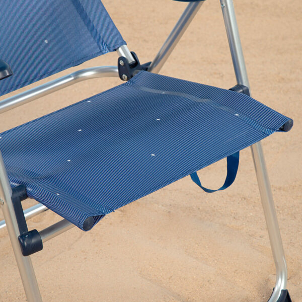 Strandstuhl Aktive 48 x 110 x 65 cm (2 Stück) – Bild 6
