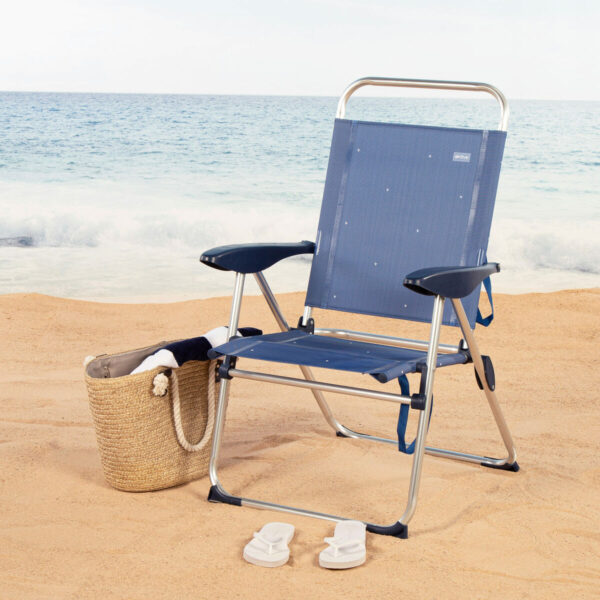 Strandstuhl Aktive 48 x 100 x 60 cm (2 Stück) – Bild 3