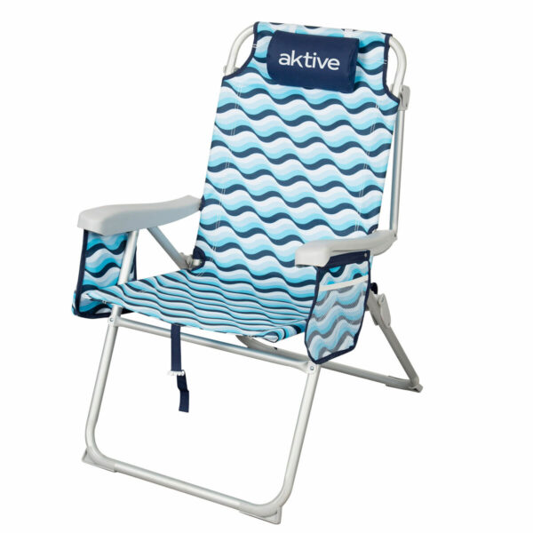 Strandstuhl Aktive 48 x 95 x 78 cm (2 Stück) – Bild 2