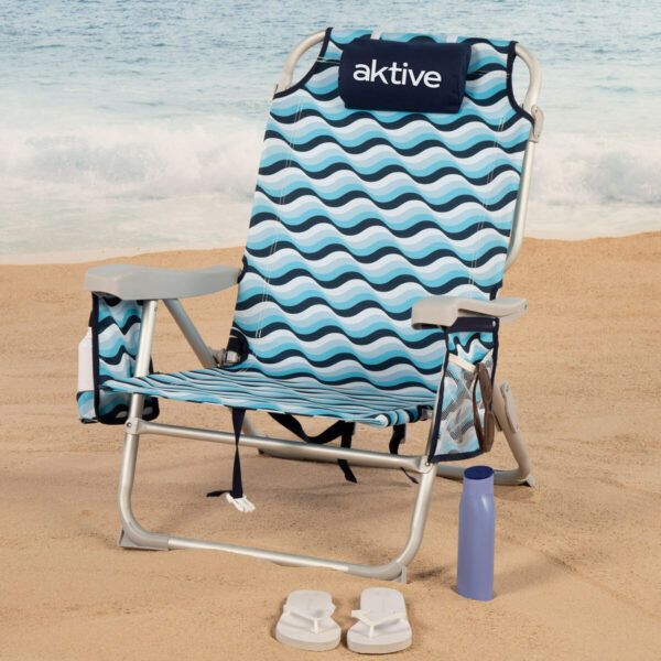 Strandstuhl Aktive 50 x 80 x 58 cm (2 Stück) – Bild 3