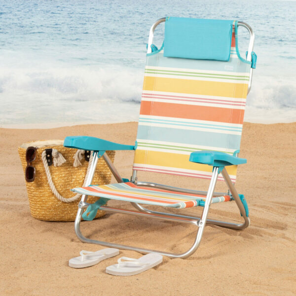 Strandstuhl Aktive Bunt 48 x 90 x 60 cm (2 Stück) – Bild 3