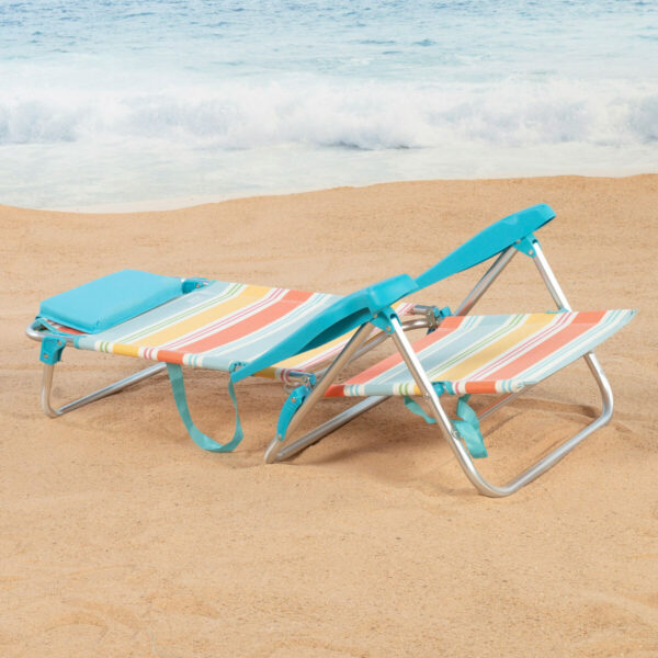 Strandstuhl Aktive Bunt 48 x 90 x 60 cm (2 Stück) – Bild 4