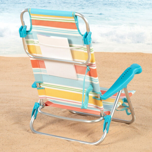 Strandstuhl Aktive Bunt 48 x 90 x 60 cm (2 Stück) – Bild 6