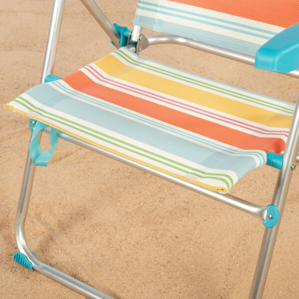 Strandstuhl Aktive 48 x 95 x 65 cm (4 Stück) – Bild 7