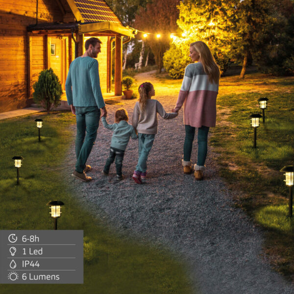 Solarlampe Aktive 17 x 58 x 17 cm (2 Stück) – Bild 4