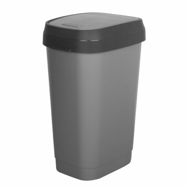 Mülltonne Curver Dunkelgrau Kunststoff 50 L (6 Stück) – Bild 2