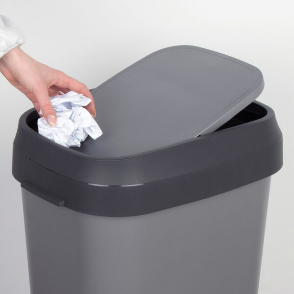 Mülltonne Curver Dunkelgrau Kunststoff 50 L (6 Stück) – Bild 3