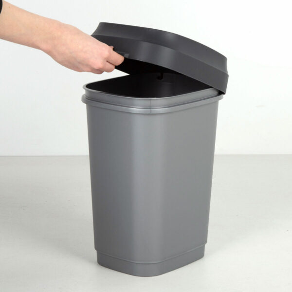 Mülltonne Curver Dunkelgrau Kunststoff 35 L (6 Stück) – Bild 4