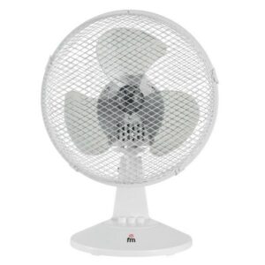 Tischventilator Grupo FM 65786 25 W Ø 23 cm Weiß