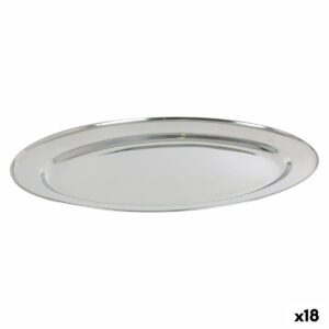 Kochschüssel Quttin Quttin Edelstahl Oval 40,5 x 26,5 cm (18 Stück)