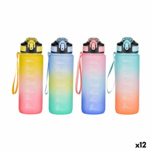 Wasserflasche Bewinner Bunt 800 ml 7,5 x 23,5 cm (12 Stück)