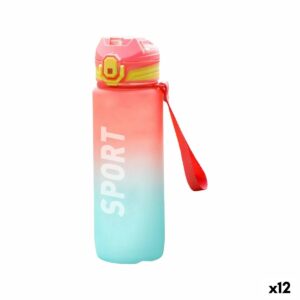 Wasserflasche Bewinner Bunt 600 ml 7,4 x 7,4 x 19 cm (12 Stück)