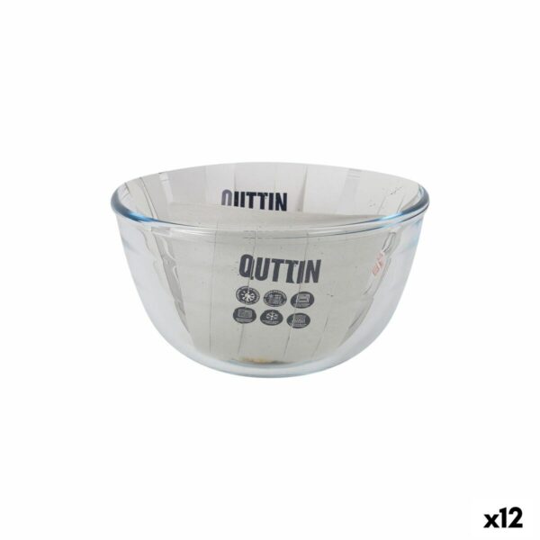 Schüssel La Mediterránea Quttin Glas 1,1 L 17 x 17 x 10 cm (12 Stück)