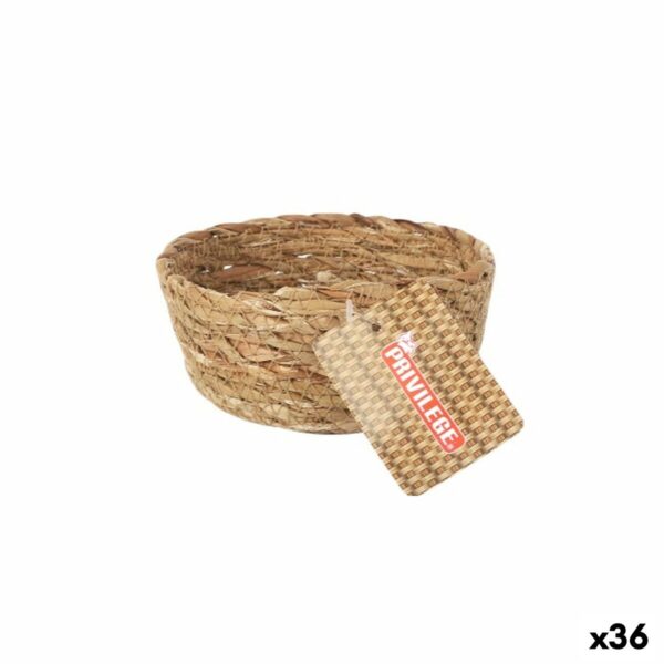 Mehrzweckkorb Privilege   Braun korb kreisförmig ø 12 x 5 cm (36 Stück)