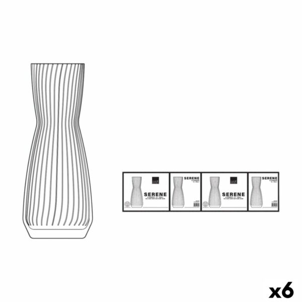Glas-Flasche La Mediterránea 1 L (6 Stück)