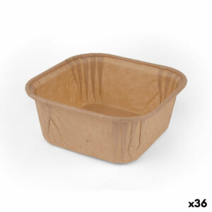 Backformen-Set Algon Papier 6,5 x 6,5 x 3,5 cm 25 Stücke (36 Stück)