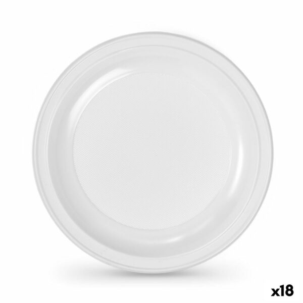 Geschirr-Set Algon Kunststoff 22 cm 22 x 22 x 1,5 cm 10 Stücke (18 Stück)