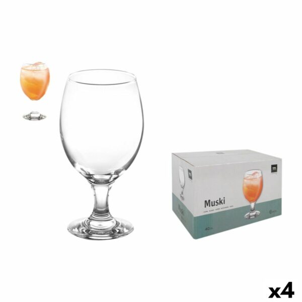 Gläsersatz La Mediterránea MUSKI 0,4 l 6 Stücke (4 Stück)