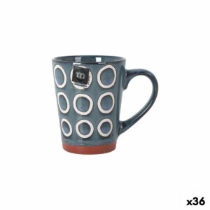 Henkelbecher La Mediterránea Almudena Blau 330 ml (36 Stück)