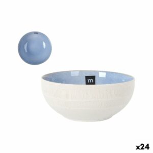 Schüssel La Mediterránea Calobra Blau Ø 15,5 cm (24 Stück)