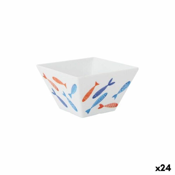 Schüssel für Vorspeisen La Mediterránea Fische 10 x 10 x 6 cm (24 Stück)
