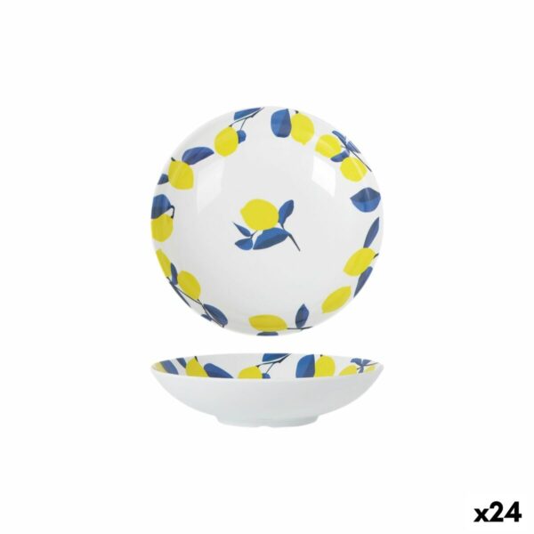 Suppenteller La Mediterránea Zitronengelb 21 x 5,3 cm (24 Stück)