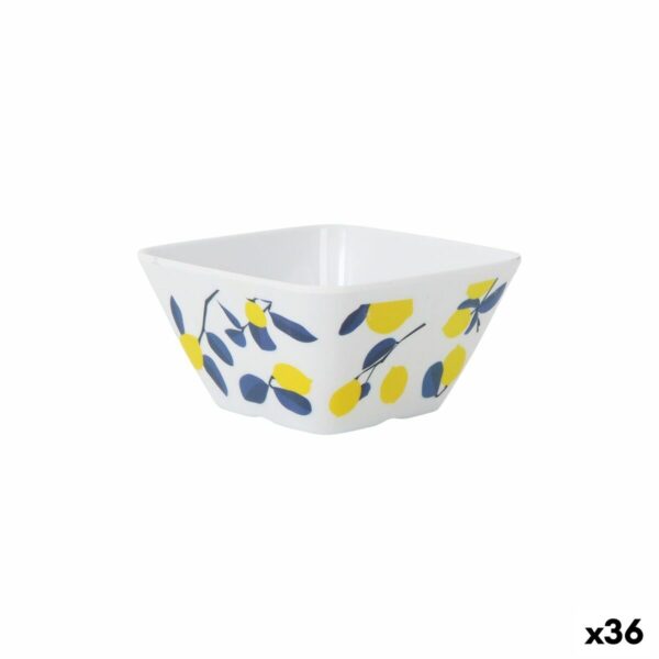Schüssel für Vorspeisen La Mediterránea Zitronengelb 10,5 cm (36 Stück)