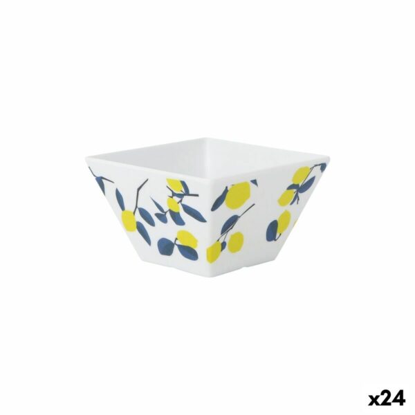 Schüssel für Vorspeisen La Mediterránea Zitronengelb 10 x 10 x 6 cm (24 Stück)