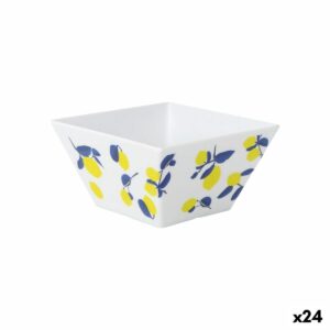 Schüssel für Vorspeisen La Mediterránea Zitronengelb 13 x 13 x 7 cm (24 Stück)
