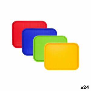 Schale Quttin Kunststoff 35 x 27 x 2,2 cm (24 Stück)