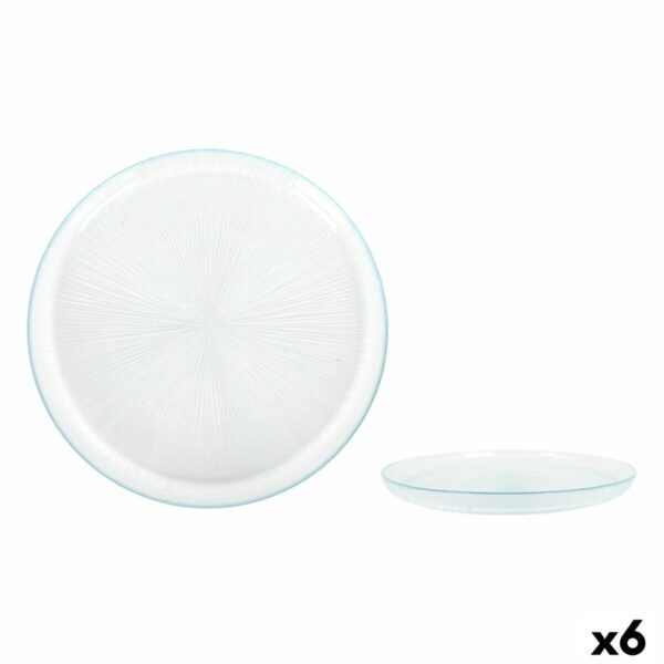 Flacher Teller La Mediterránea Venezia Glas Ø 31 cm (6 Stück)