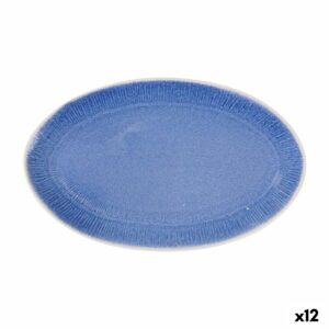 Kochschüssel La Mediterránea Calobra Blau 34,1 x 20,7 cm (12 Stück)